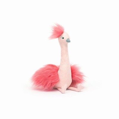 Jellycat Fou Fou Ostrich Pájaros | BLEX-76152